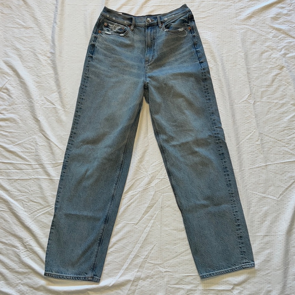 AEO American Eagle Baggy Jeans Size 8 Regular Women’s